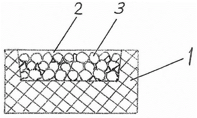 Ceramic piece inlaid with glass particles and manufacturing method for ceramic piece
