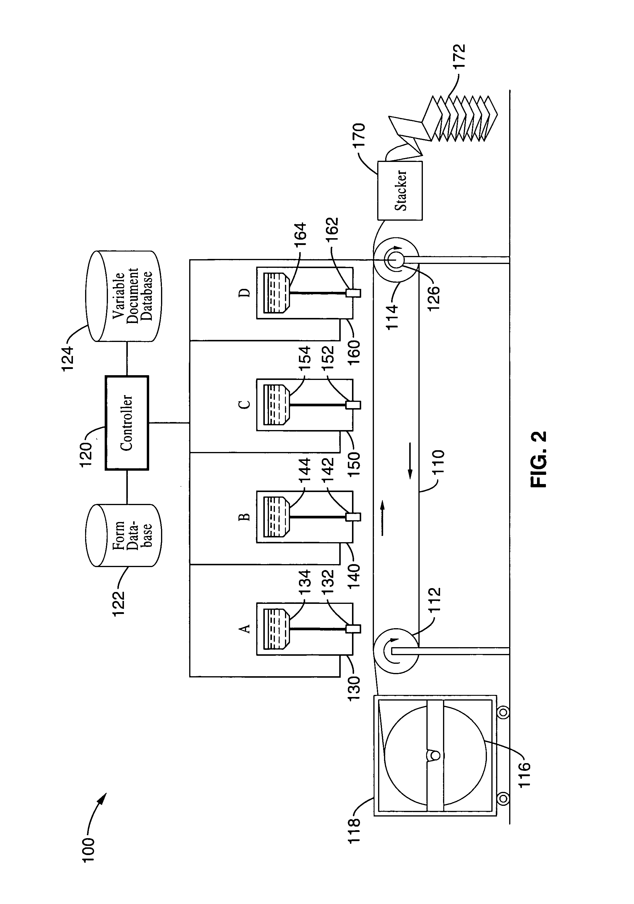 Apparatus and method for high speed printing of form and variable data