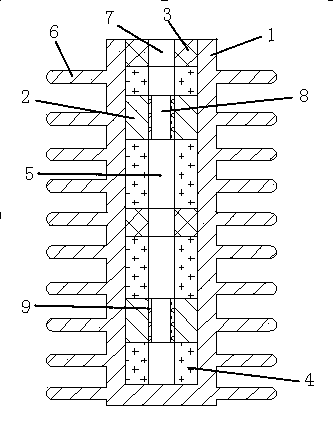 Ground wire protection device and ground wire laying method