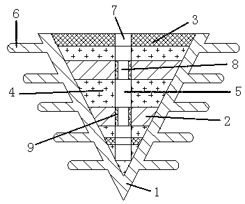 Ground wire protection device and ground wire laying method