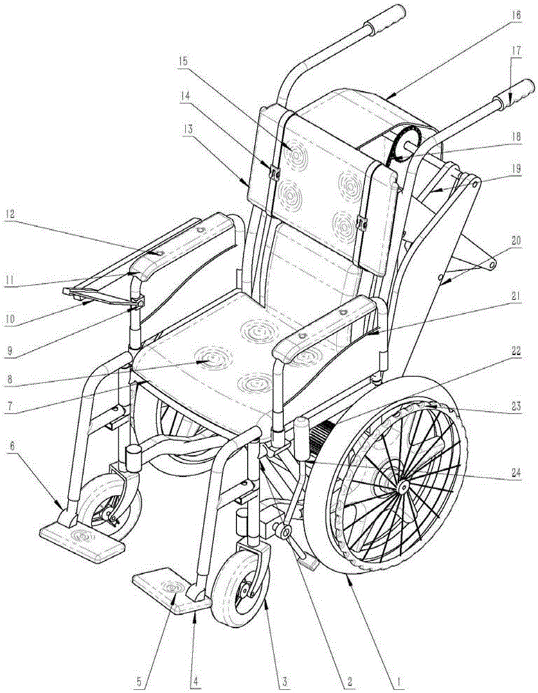 Control system and method of intelligent wheelchair