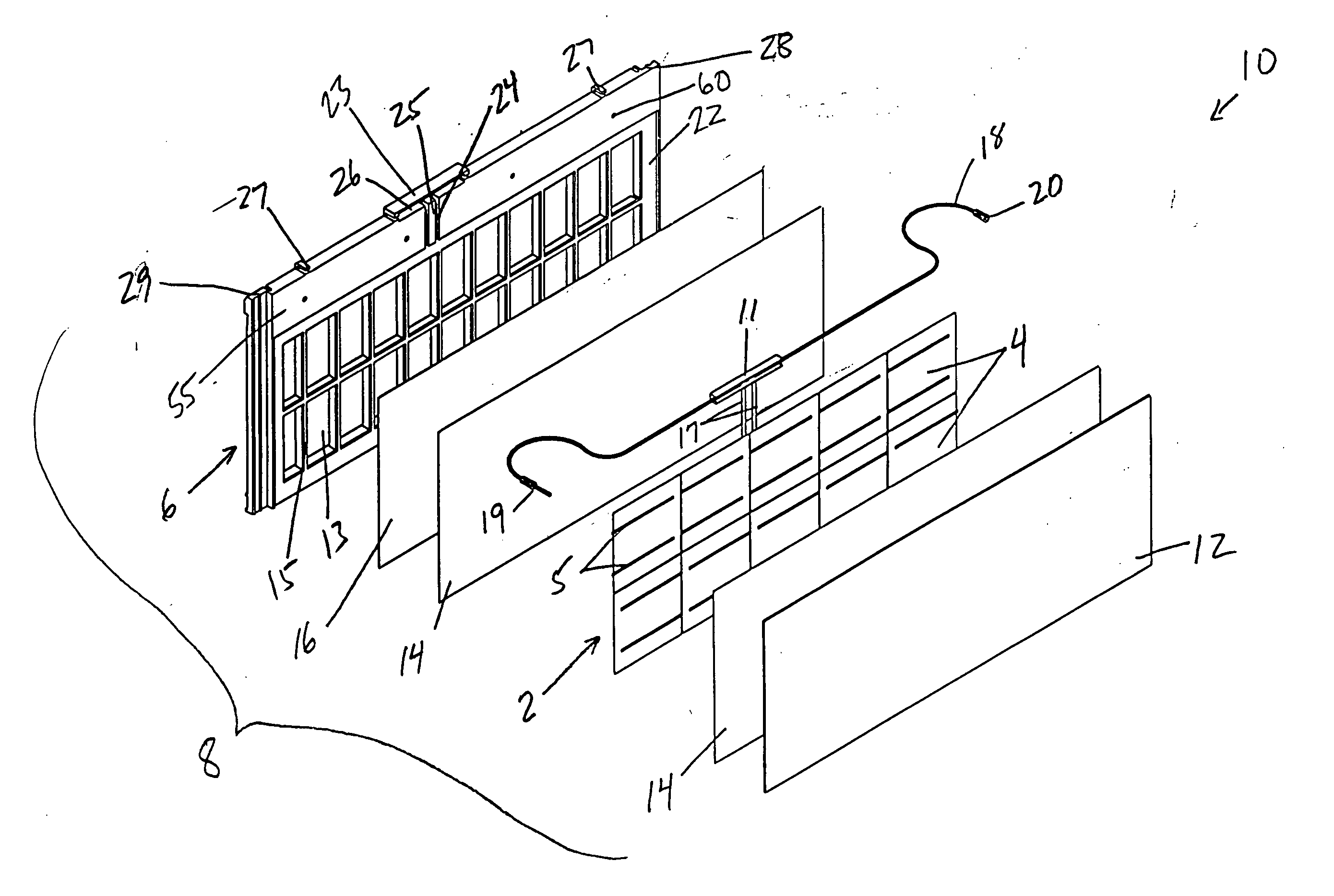 System and method for mounting photovoltaic cells