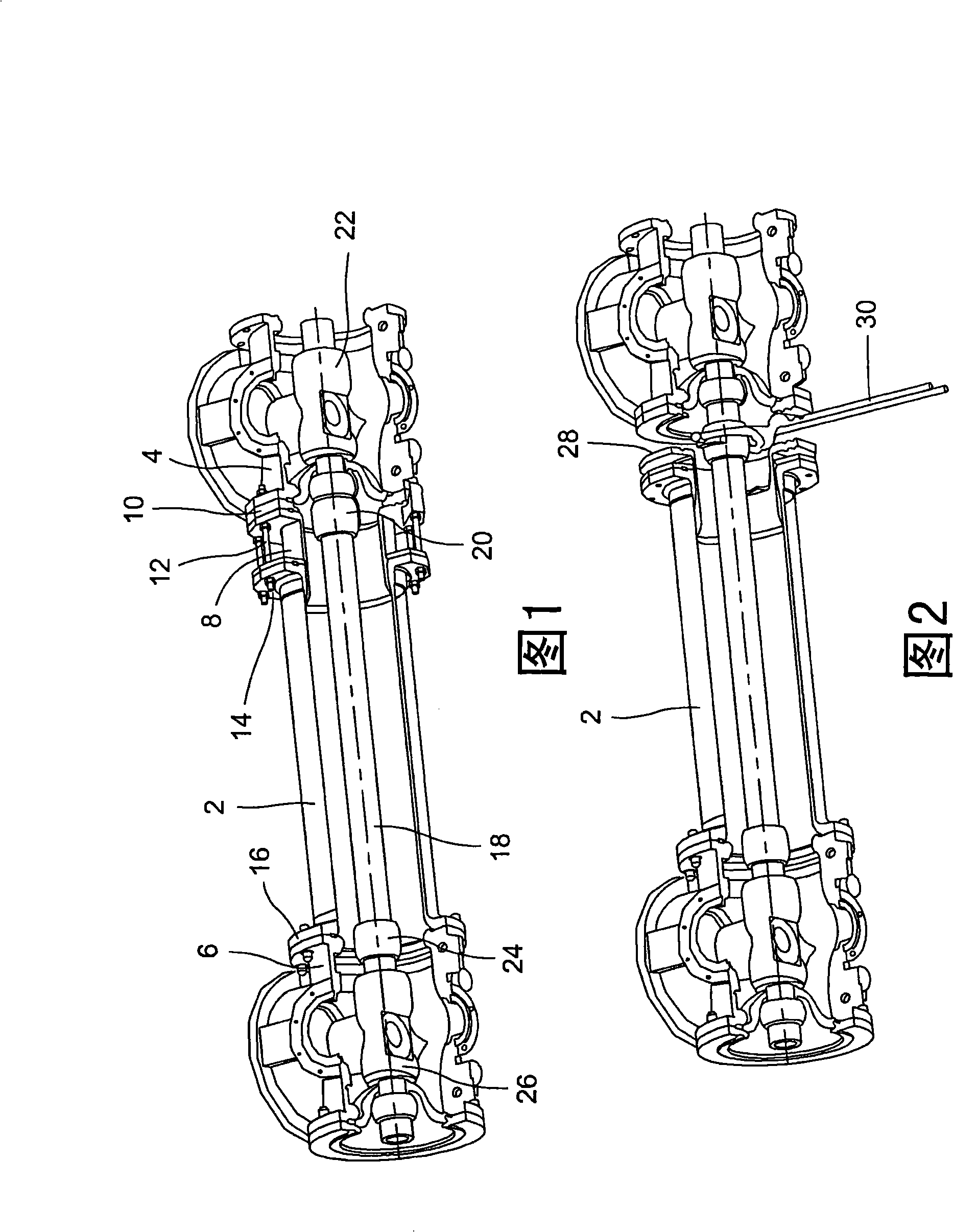 Installation of devices in a metal enclosure comprising two half-spacers for removal