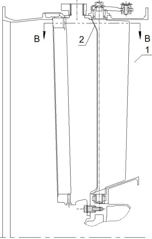 An inlet variable camber guide vane structure that can eliminate the rotating boss