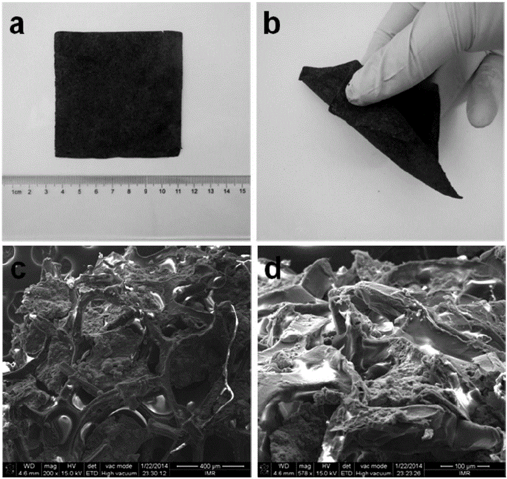 Flexible high-sulfur load self-repairing cathode structure for lithium-sulfur battery and preparation method of flexible high-sulfur load self-repairing cathode structure