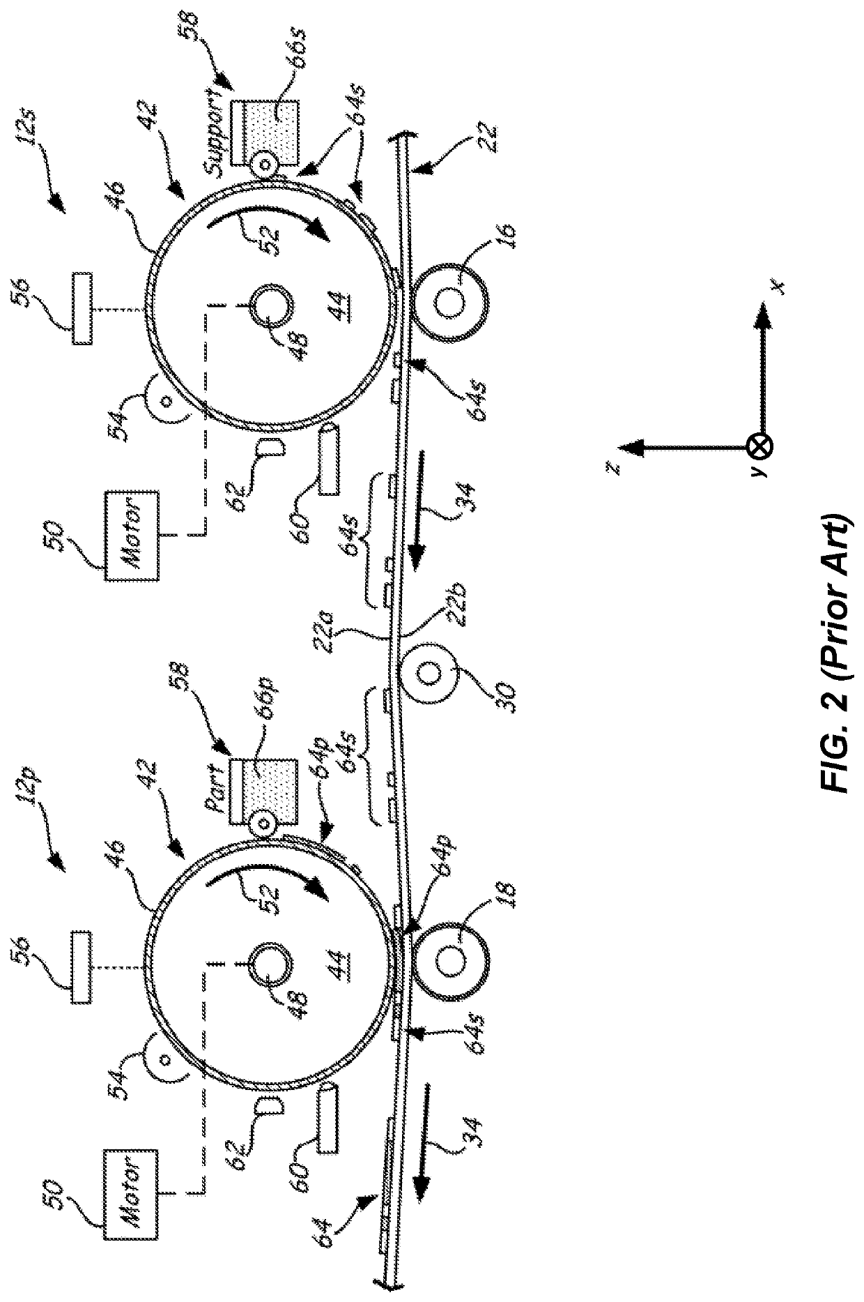 Electrophotography-based additive printing with improved layer registration