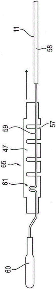 Electrosurgical instrument and device with such an instrument