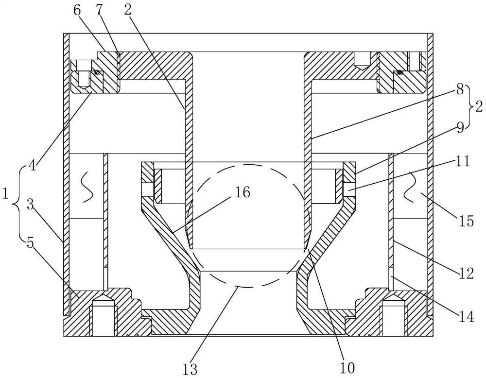 Multifunctional universal water spraying device for cloth dyeing machine