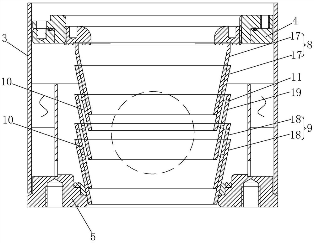 Multifunctional universal water spraying device for cloth dyeing machine