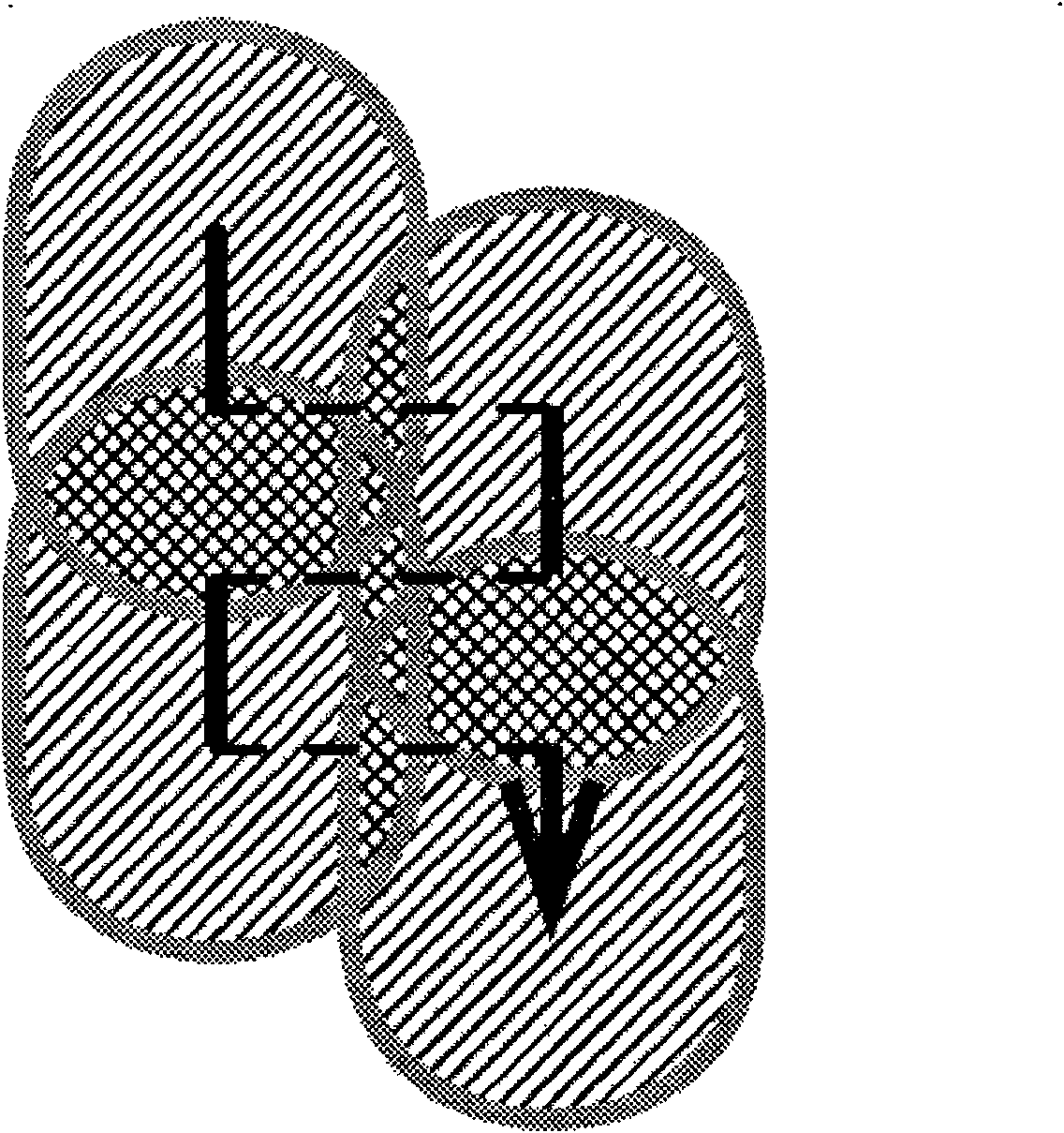 Method for implementing direct printing by associating logic and intelligent screening