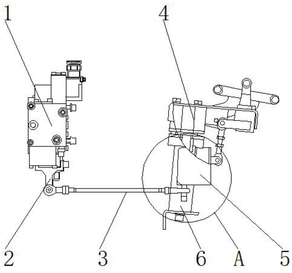 Tracked vehicle direction control valve