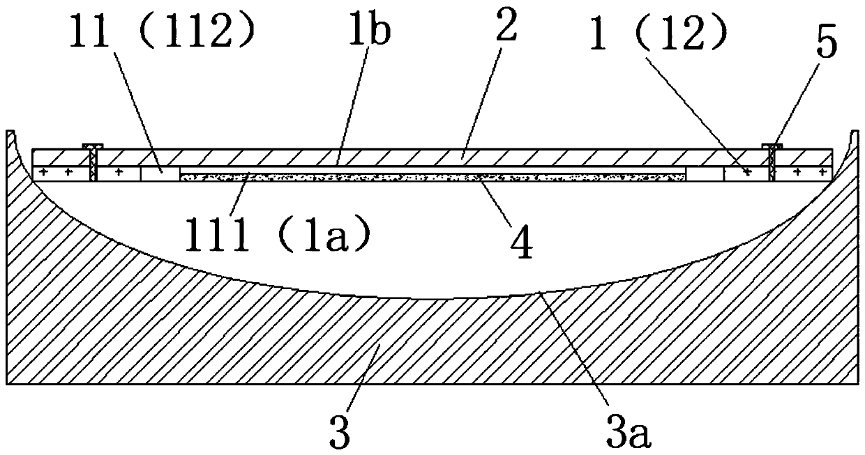 Creep age forming method for large thin-wall component