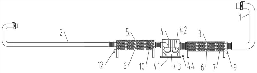 External argon cooling and oil removing system for glove box