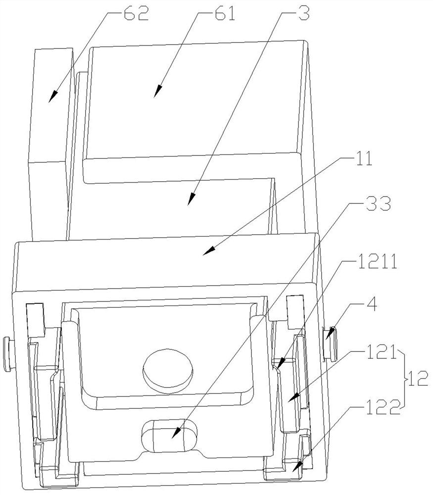 High-speed key material taking and placing device