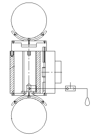 Pneumatic roll gap instrument
