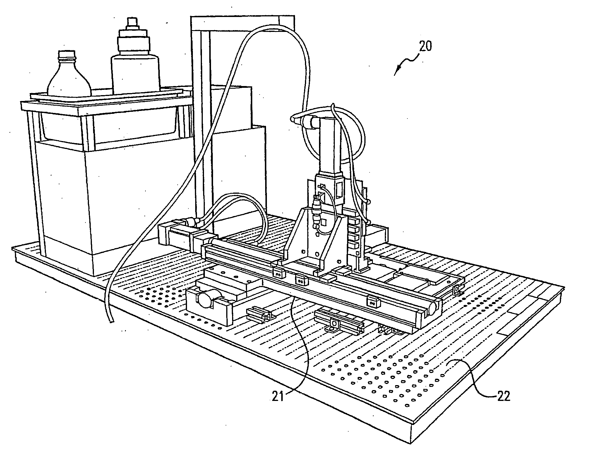 Method for preparation of microarrays for screening of crystal growth conditions