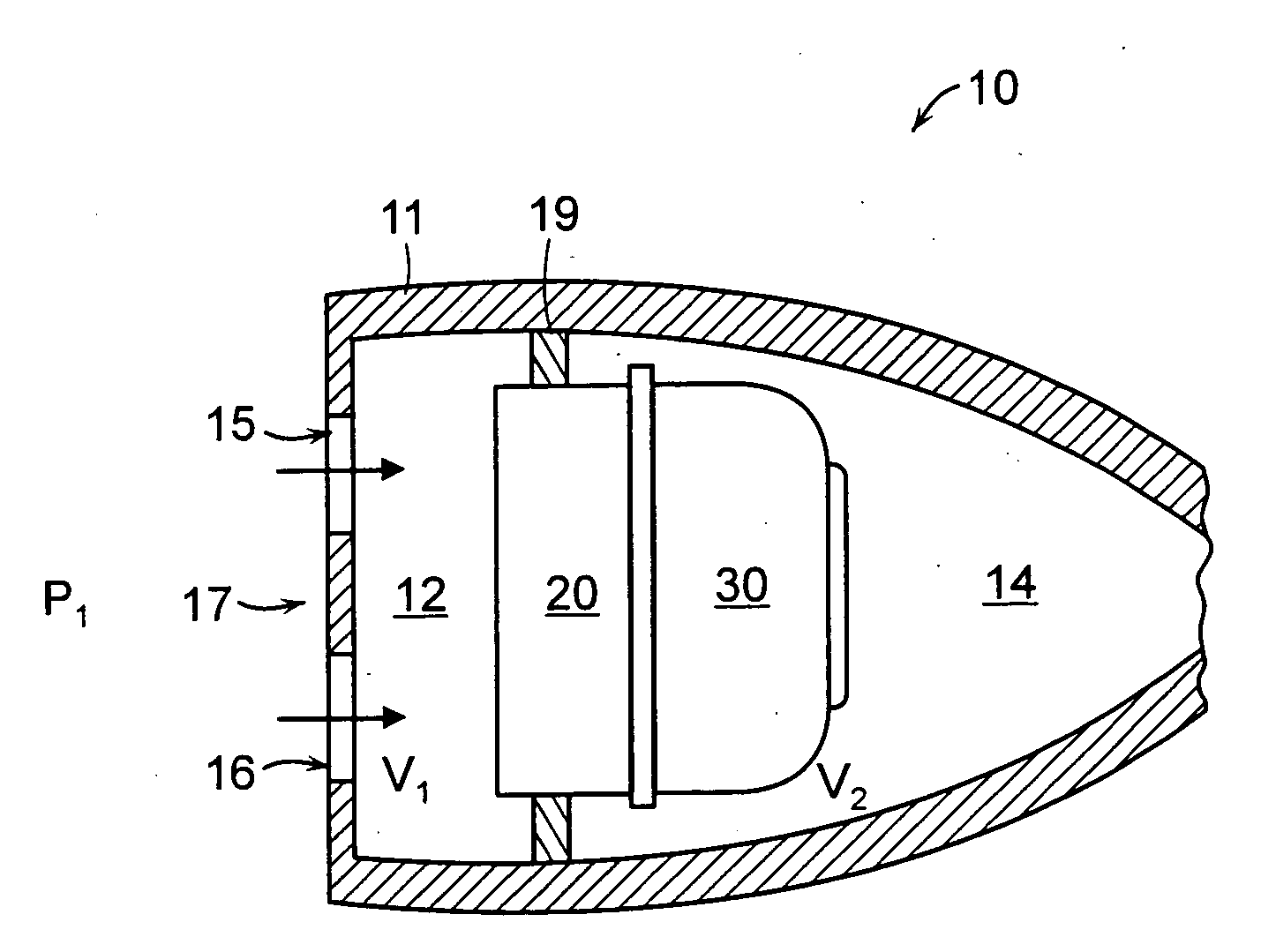 Hearing aid with tuned microphone cavity