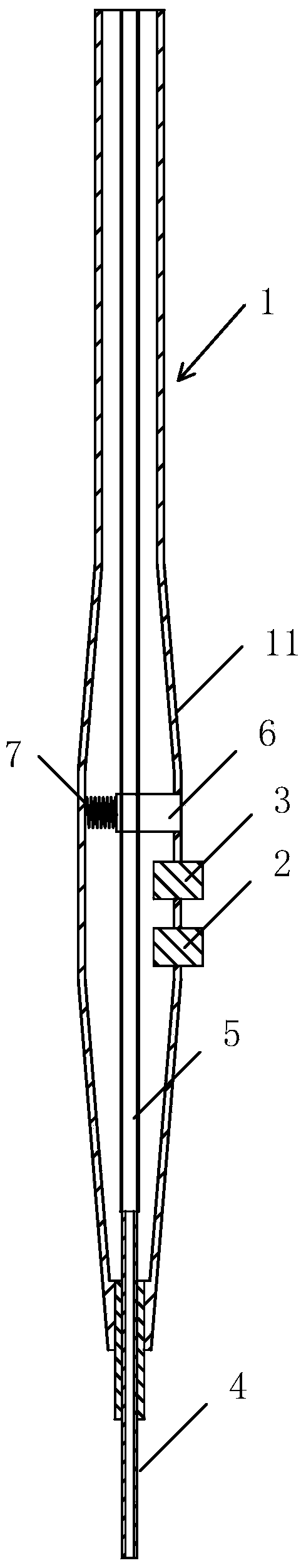 Water injection high-frequency endotherm knife for operations