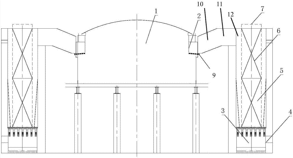 Melting furnace containing anti-blockage heat storage device