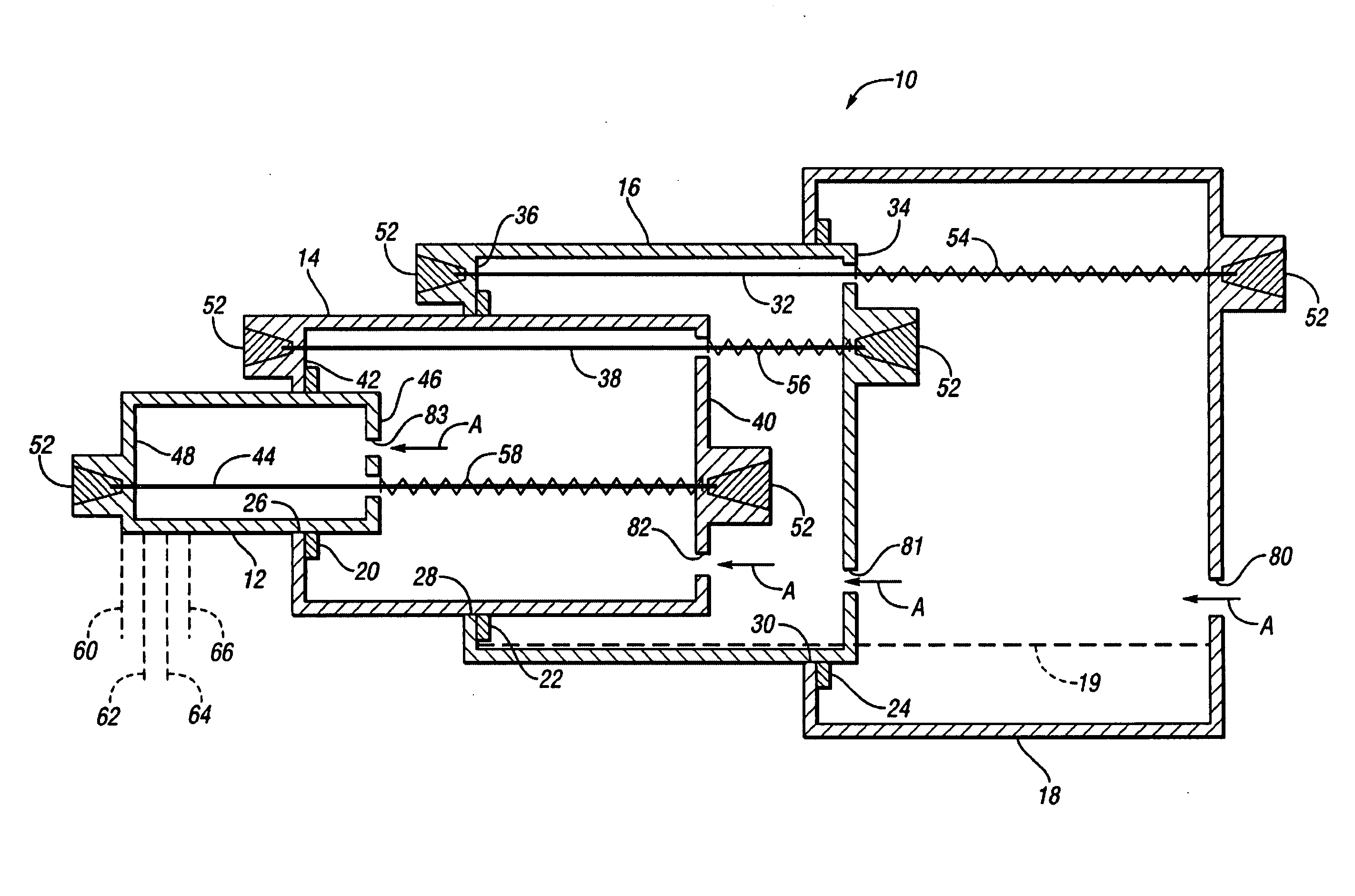 Active material actuator assembly