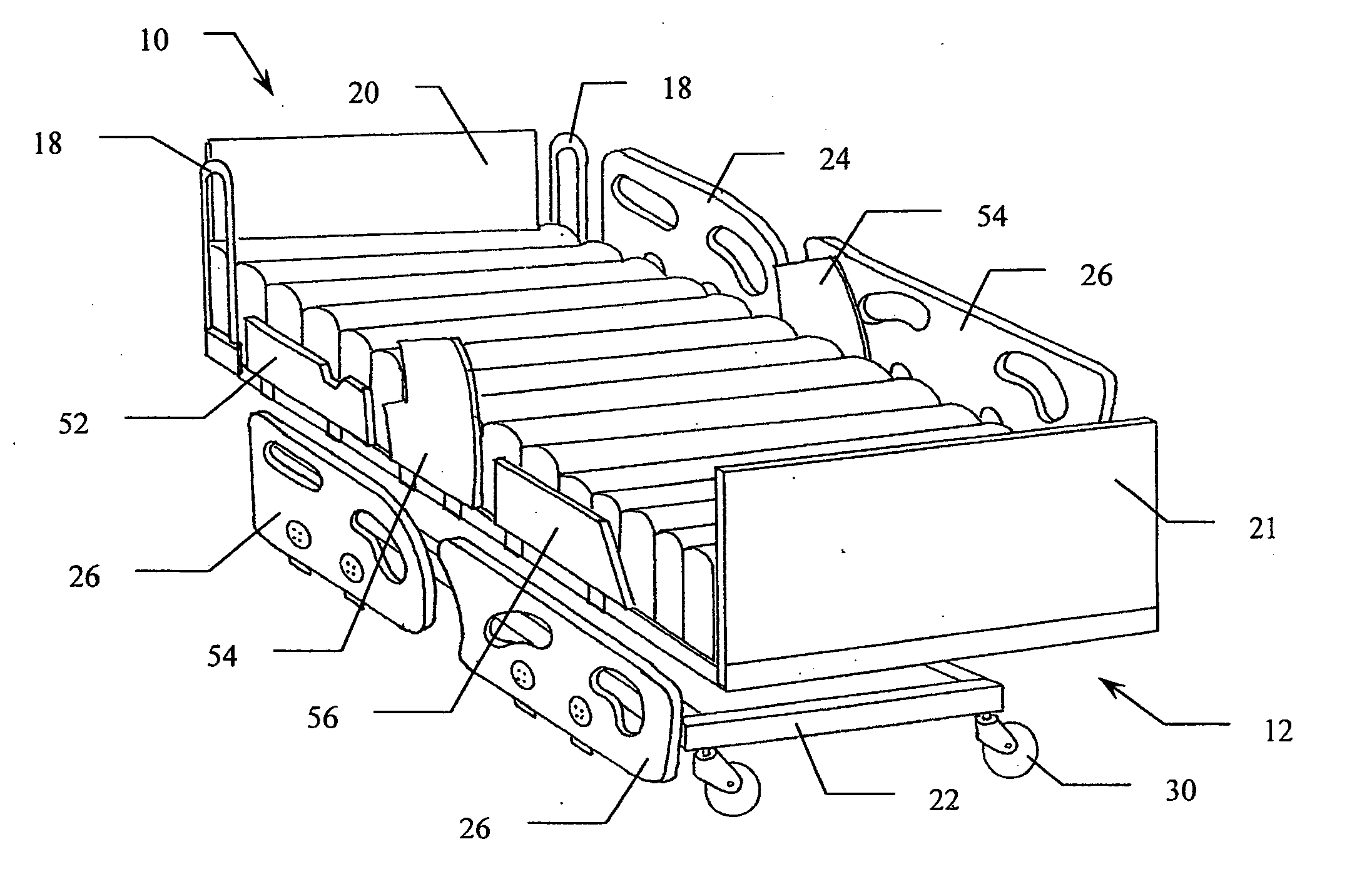 Side rail pad system for patient support apparatus