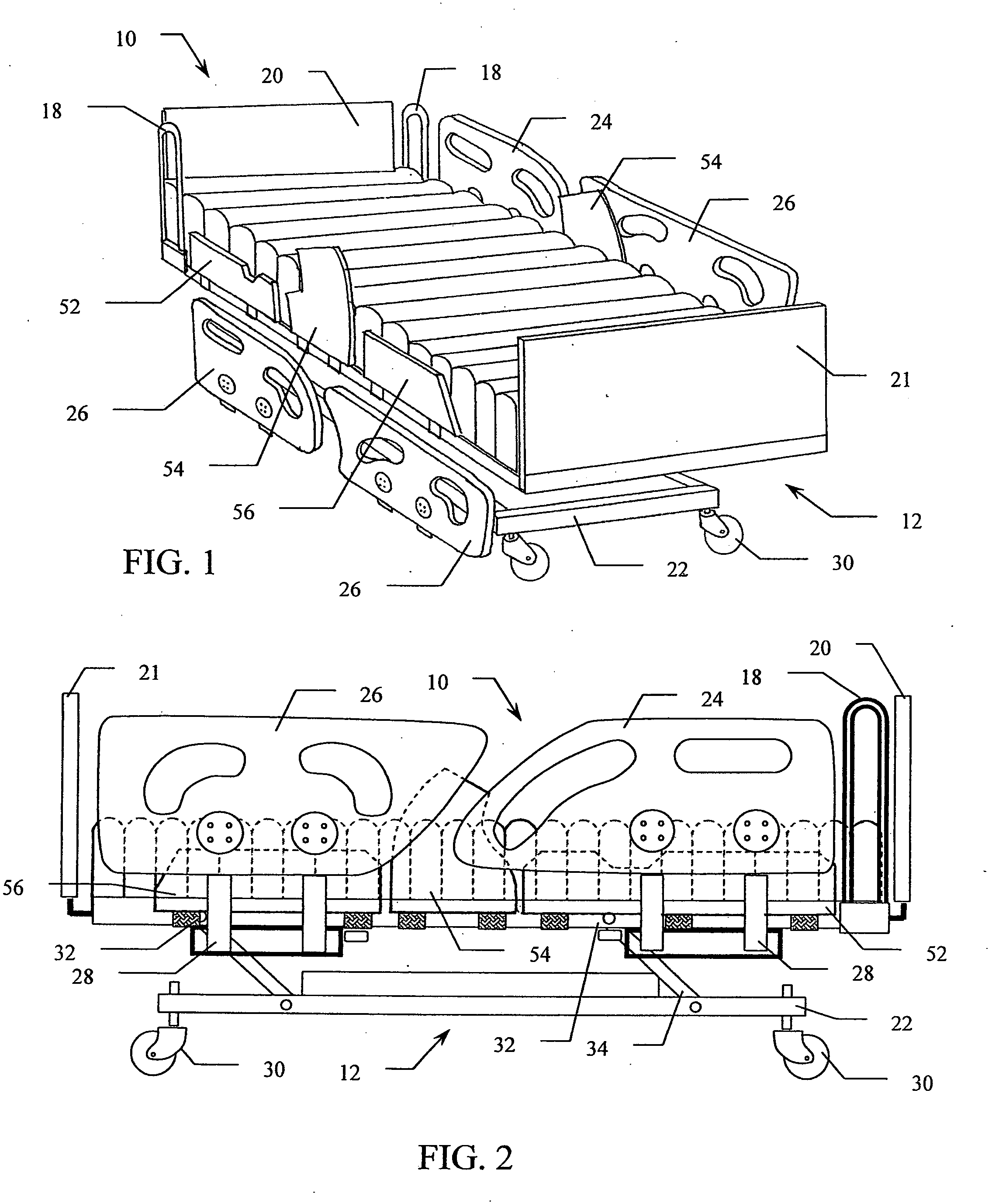 Side rail pad system for patient support apparatus