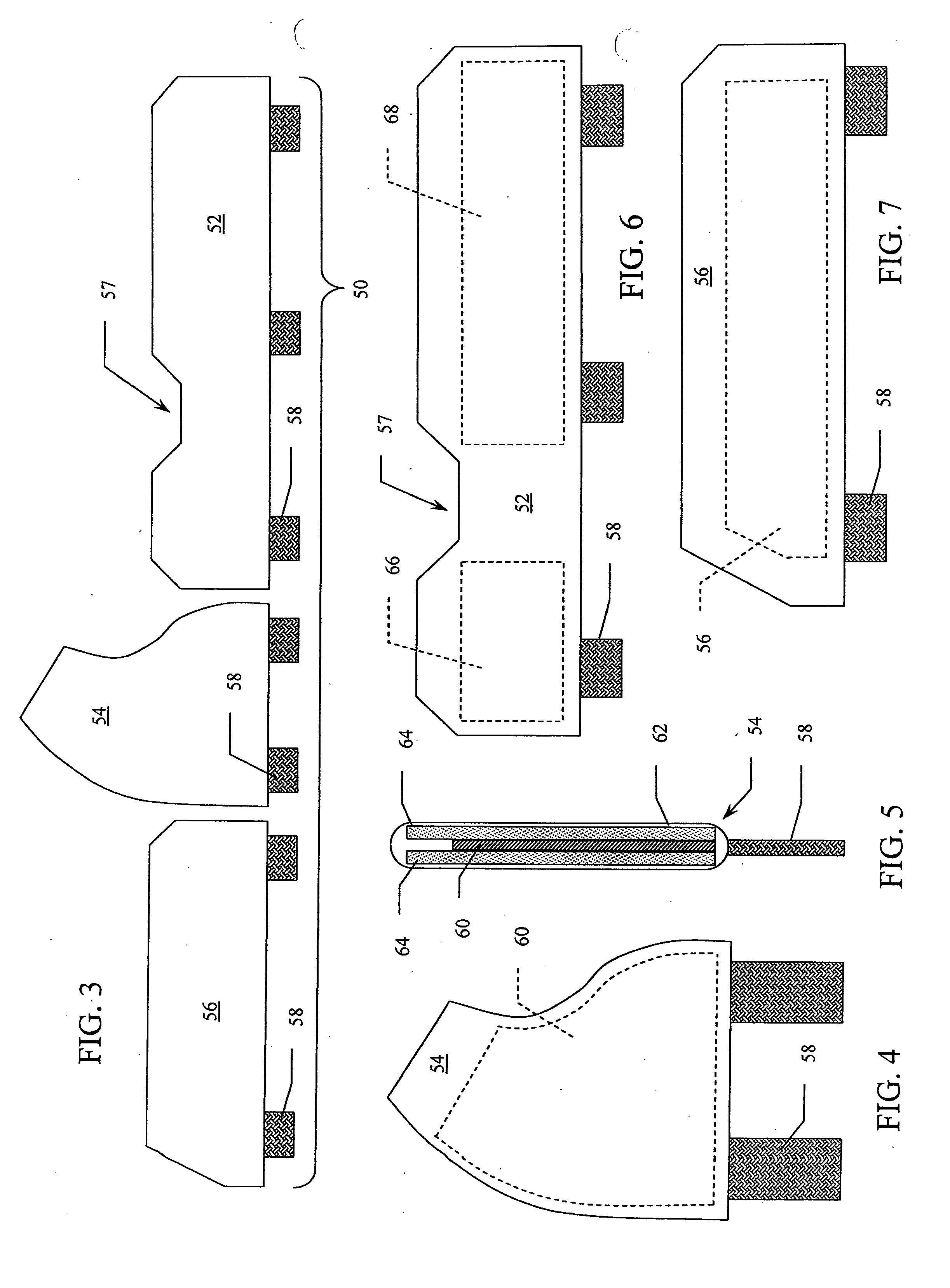 Side rail pad system for patient support apparatus