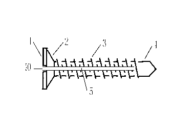 All-biological controllable and degradable bone nail and using method thereof