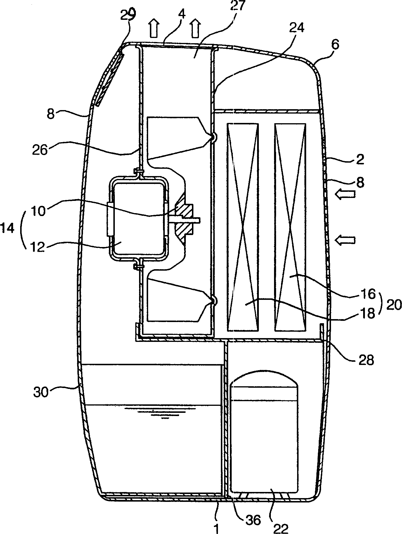 Dehumidifier water durm full load sensing structure