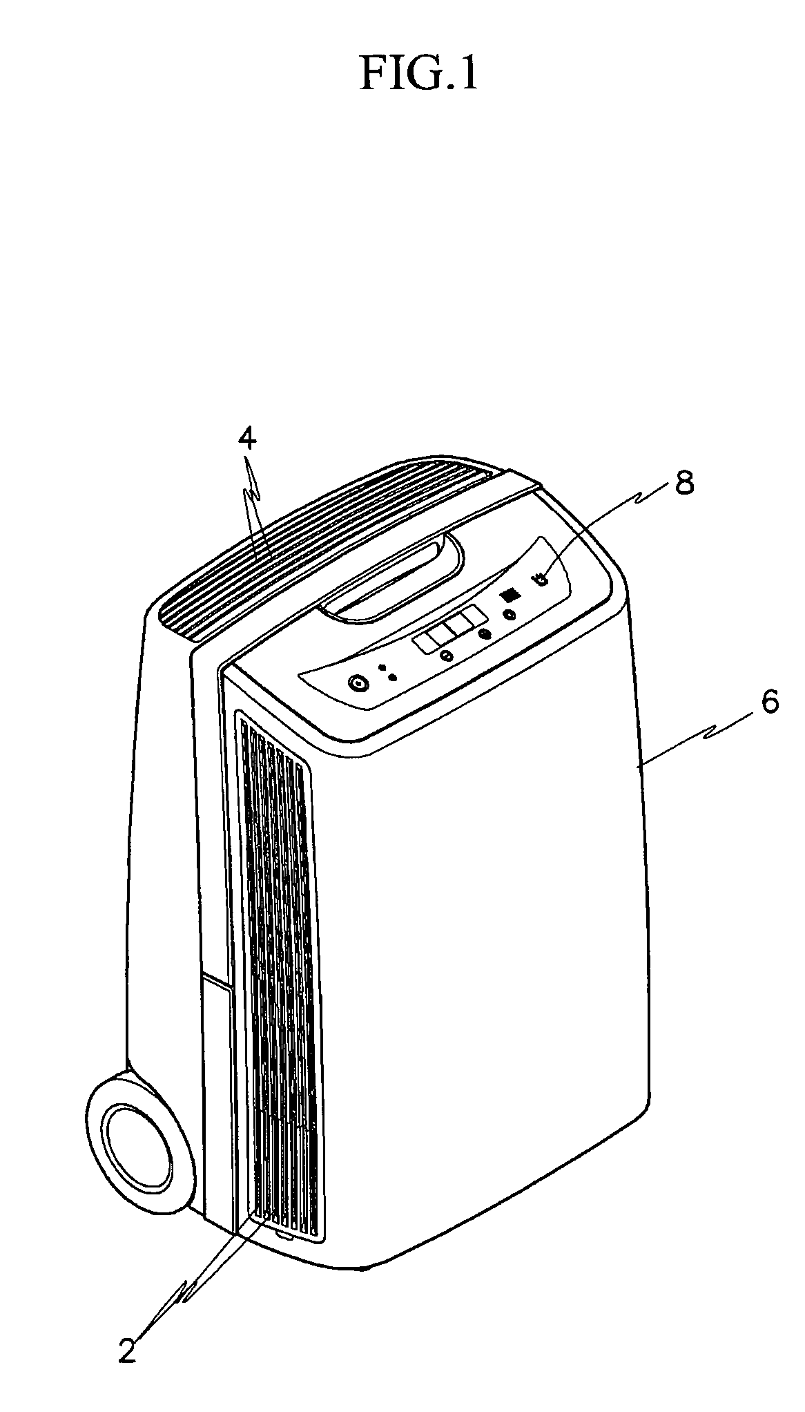 Continuous drain-type dehumidifier