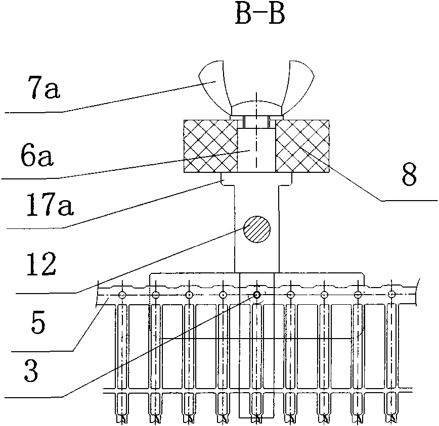 Continuous plating and positioning device of LED bracket