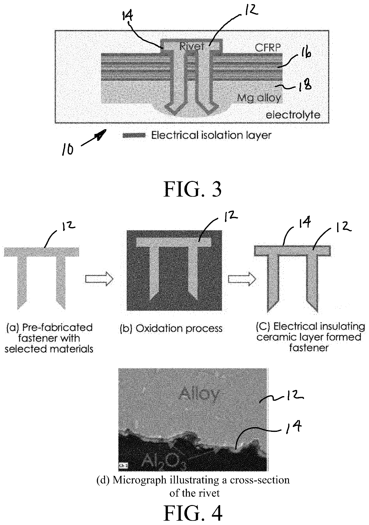 Fastener joint and associated method for avoiding corrosion of dissimilar material fastener joints