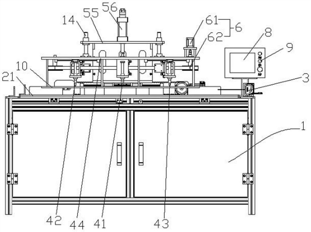 Flour product length equal-division cutting device