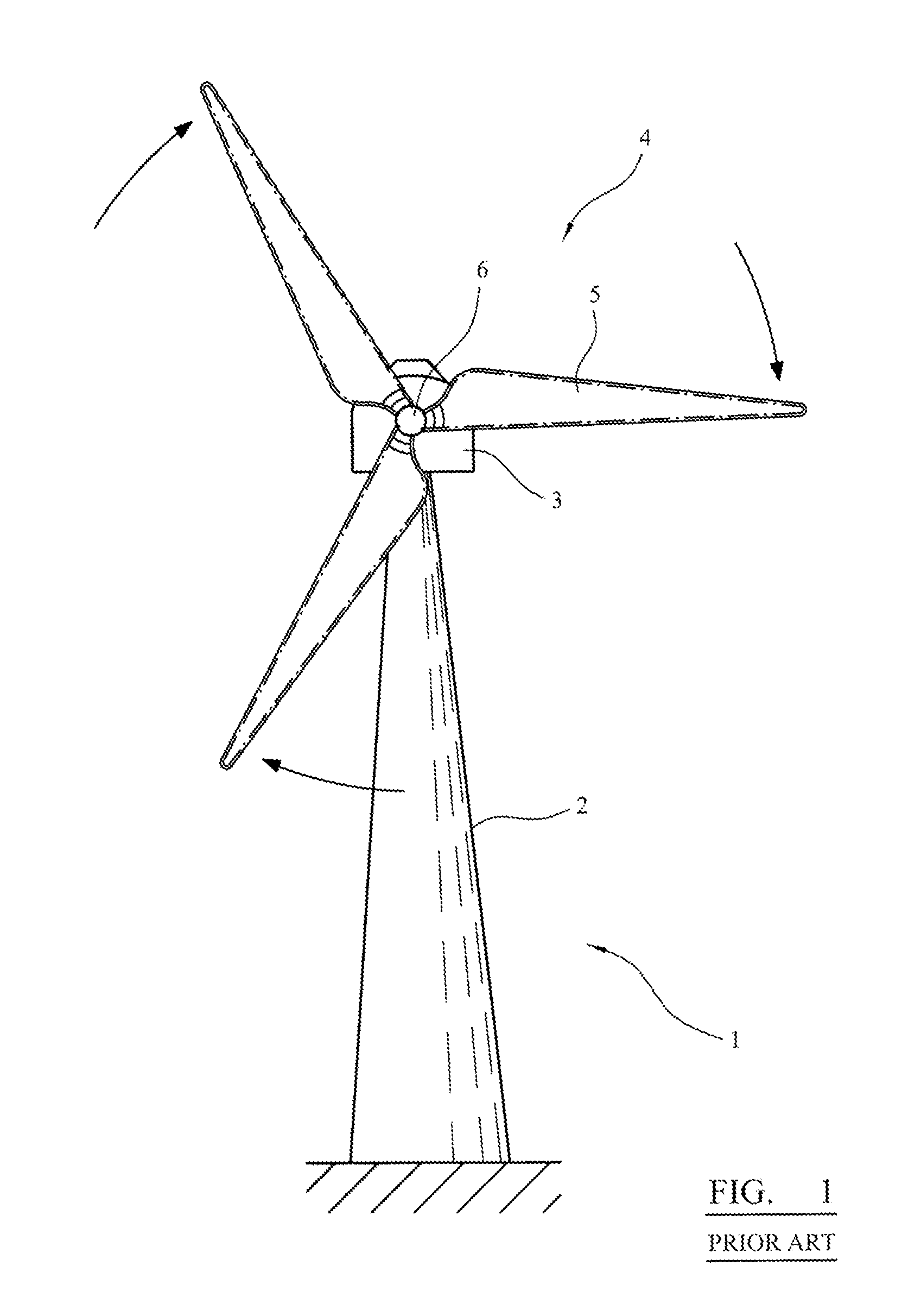 Wind turbine blade ice accretion detector