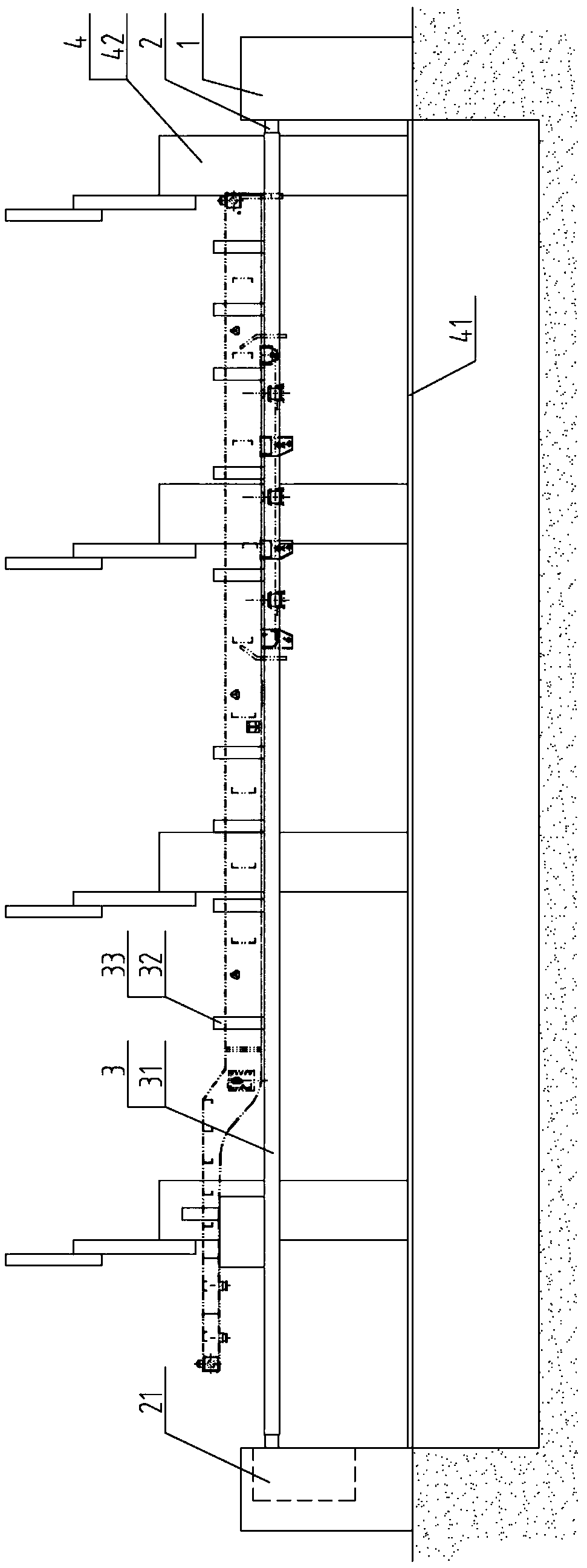 Plate positioning part of a trailer frame assembly assembly welding system