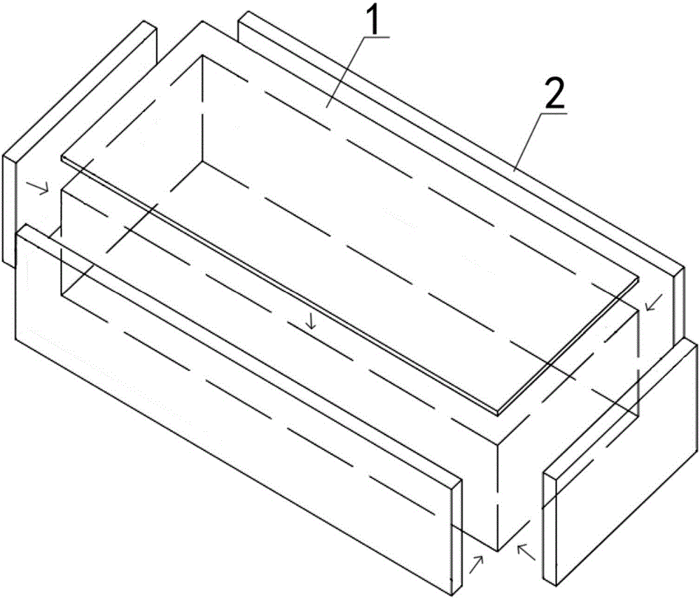 Structure heat preservation integrated assembling type box structure system and construction method thereof