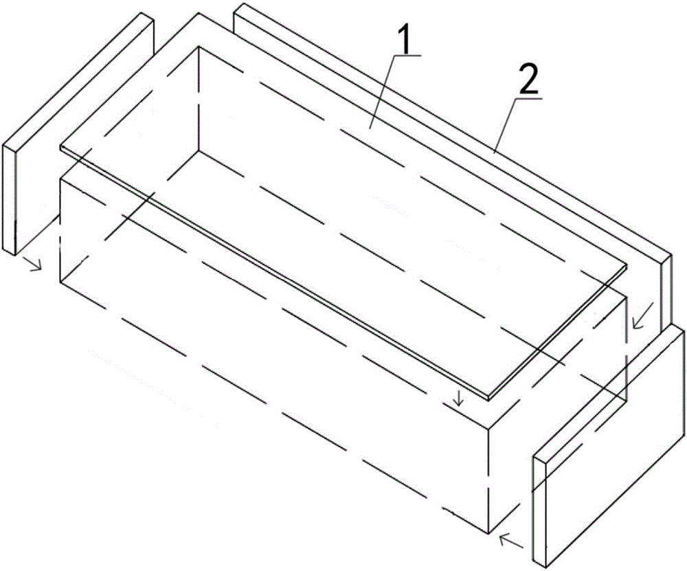 Structure heat preservation integrated assembling type box structure system and construction method thereof