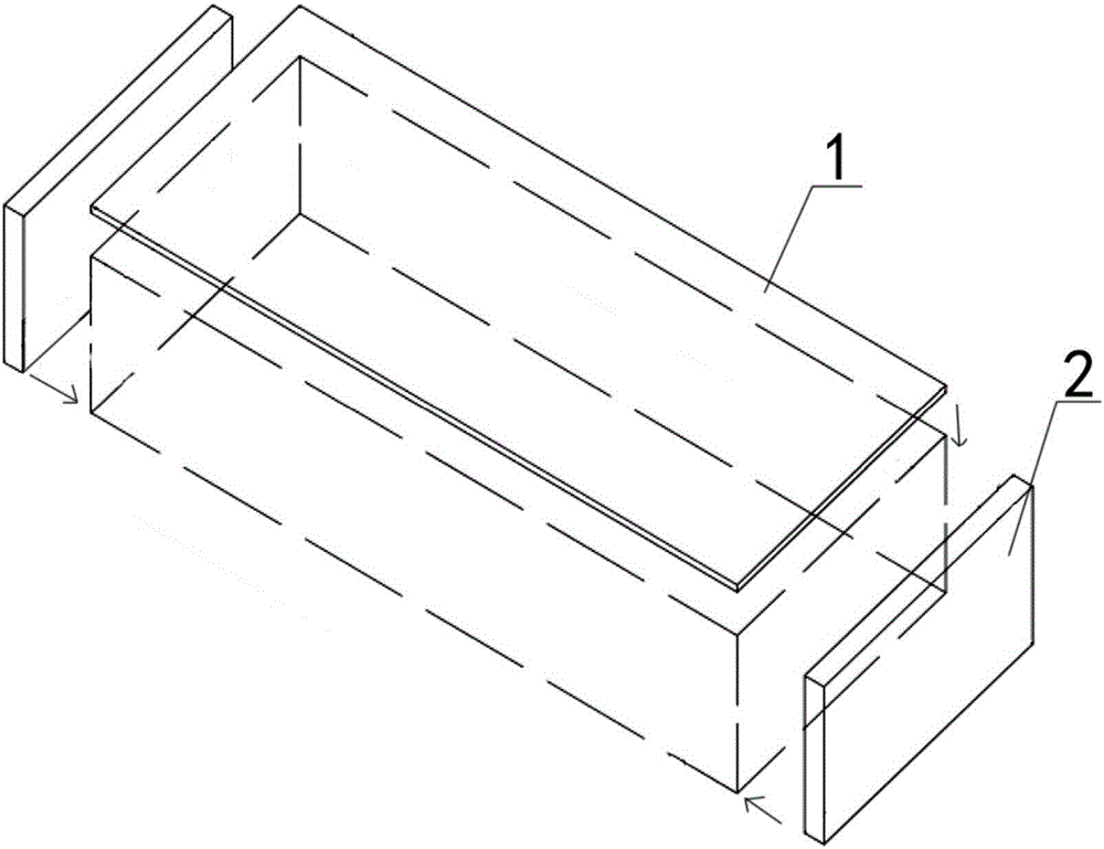 Structure heat preservation integrated assembling type box structure system and construction method thereof