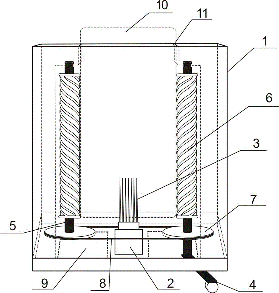 Hand-cranking soap box