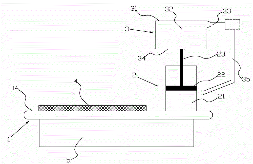 Synthetic jet heat radiating device