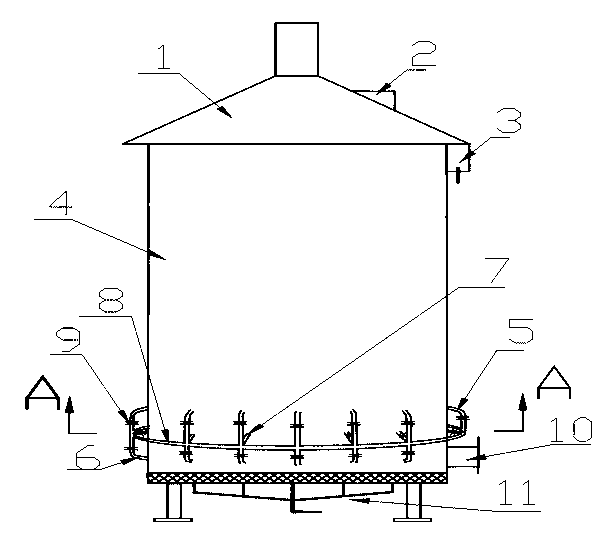 Cracking furnace with biasing preventing function