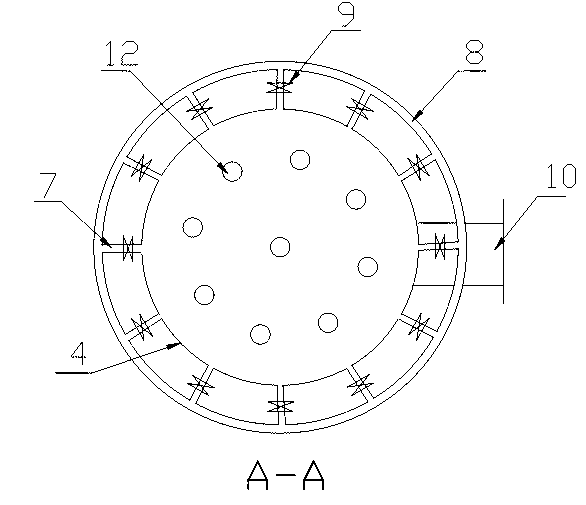 Cracking furnace with biasing preventing function