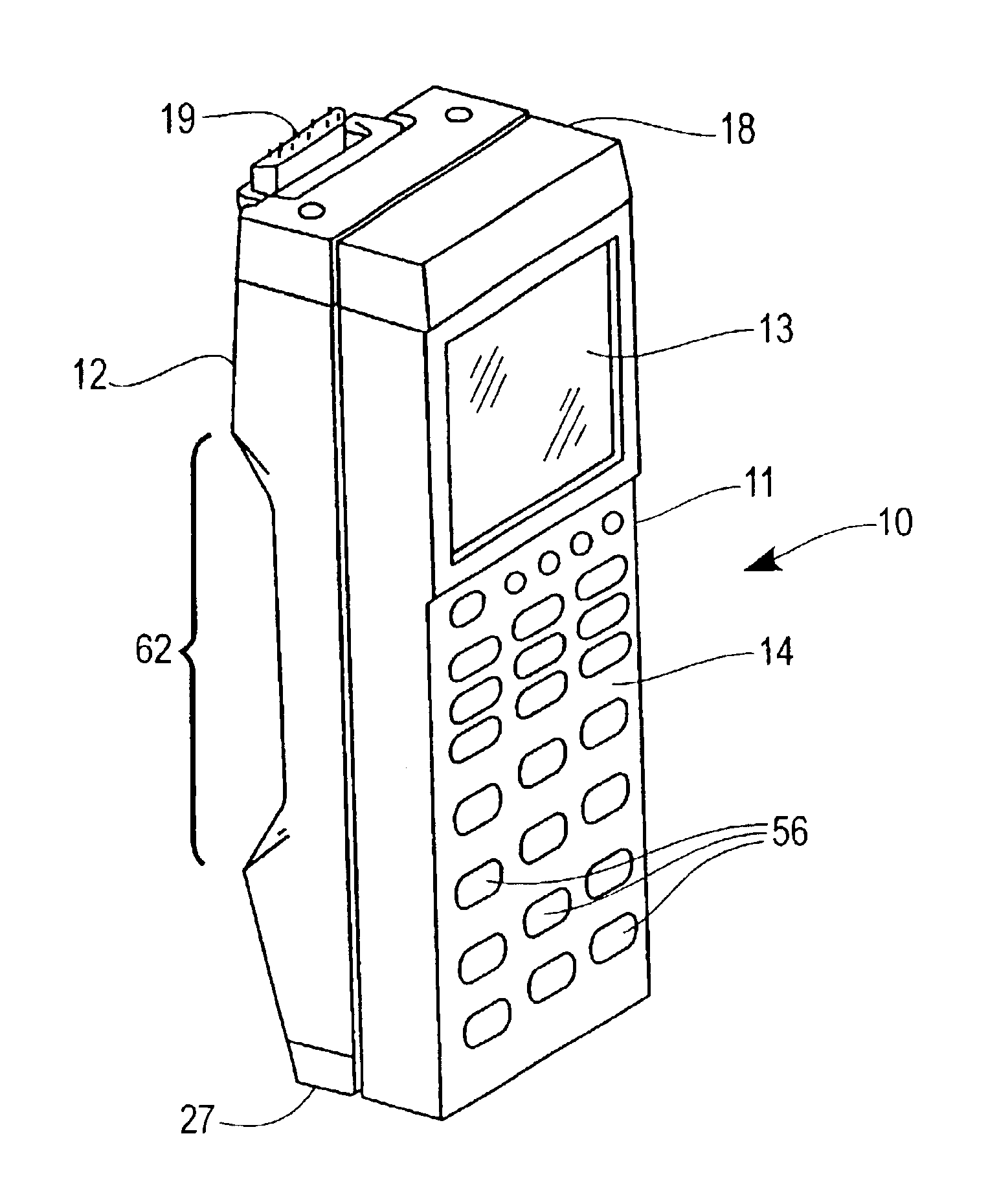 Hand-held computerized data collection terminal