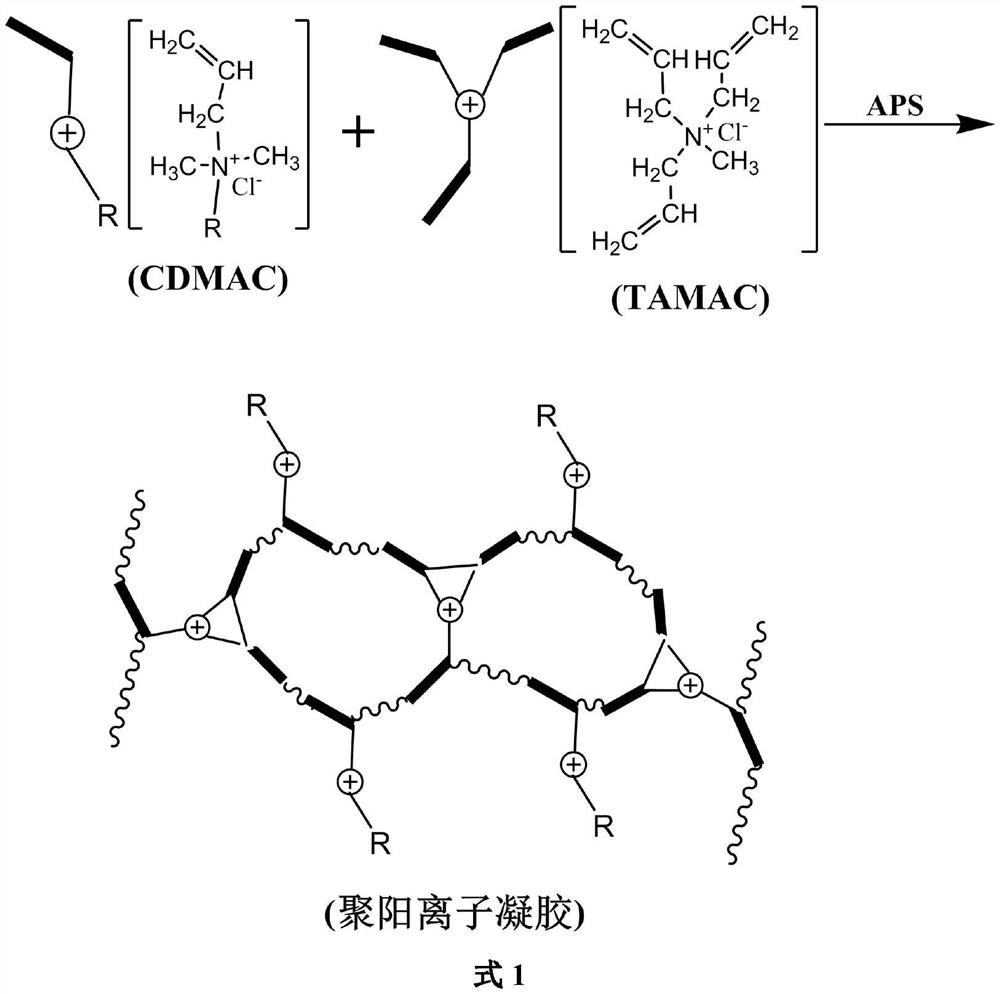 A kind of preparation method of porous polyquaternium salt gel adsorbent