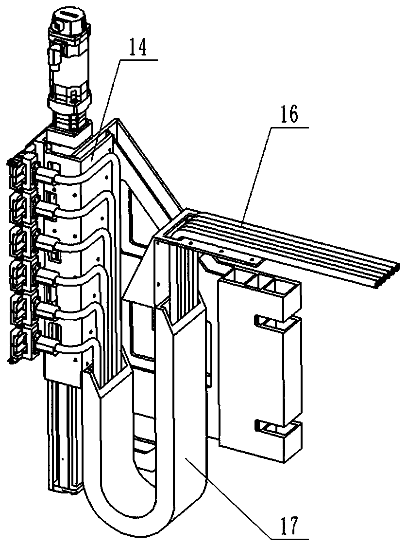 Automatic drilling and riveting actuating mechanism and method suitable for rocket cabin riveting