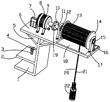 Intelligent measuring device for hydraulic engineering