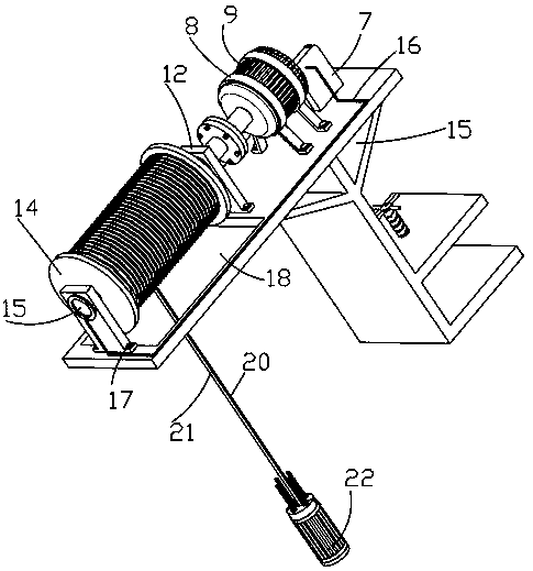 Intelligent measuring device for hydraulic engineering