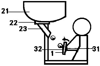 Simulated serving machine and ball-hitting video collecting diagnostic system