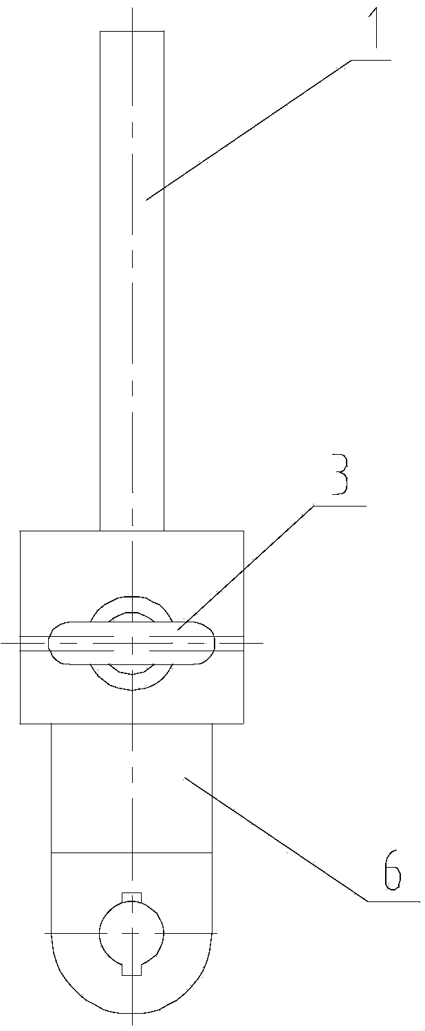 Manual gear-shifting shifting fork structure of low-power reducer