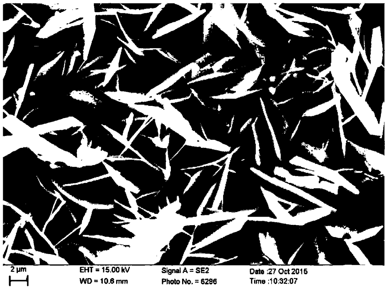 Preparation process of a two-dimensional al-o-cu-fe single crystal layer sheet material